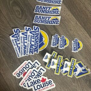 Sunshine village Banff /lake Louise Sticker Pack - 15 stickers